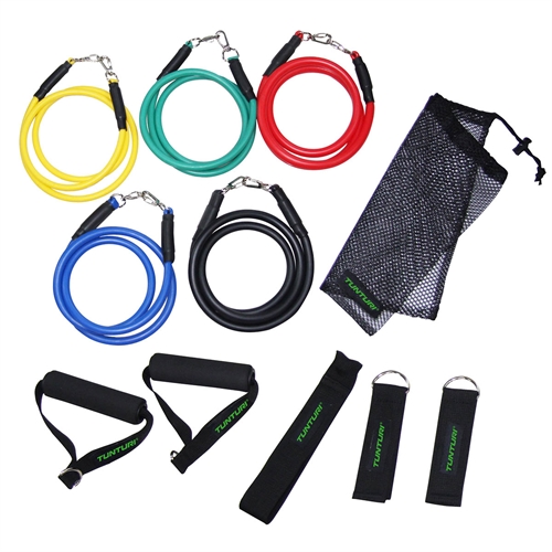 Tunturi Multi Träningsband Set med Handtag