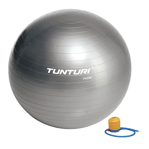 Tunturi träningsboll - 75 cm / grå