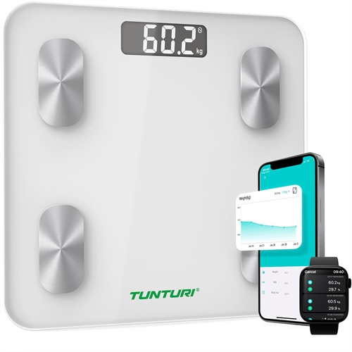 Tunturi SC30 Smart Personvåg – Vit
