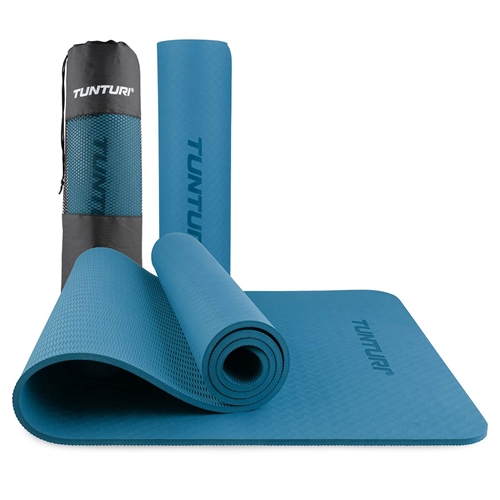 Tunturi 8 mm Yogamatta – Petrol Blue