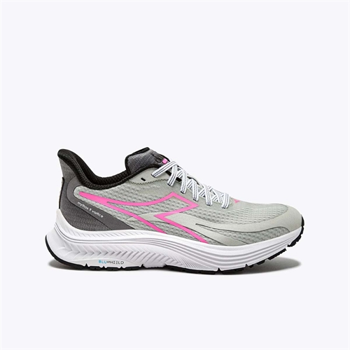 Diadora Mythos Blushield 9 Vortice W Löparskor - Grå/Rosa