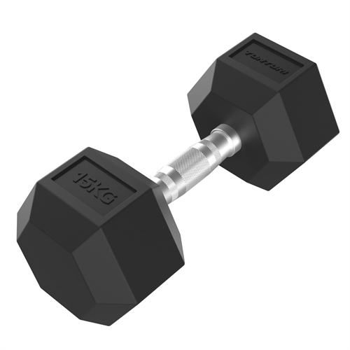 Tunturi Platinum Hexagon Hantel - 15 kg