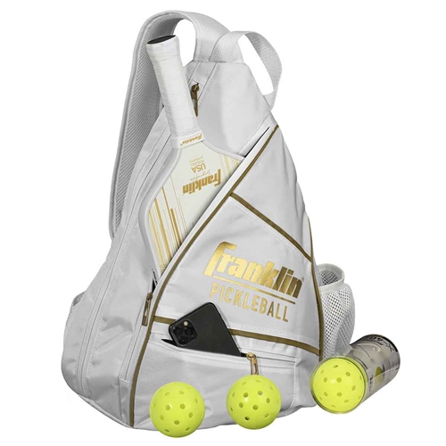 Franklin Sling Bag - Vit /Guld
