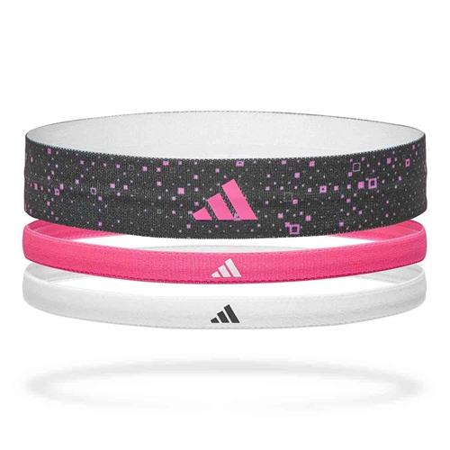 Adidas 3-pack Hårband - Lucid Pink