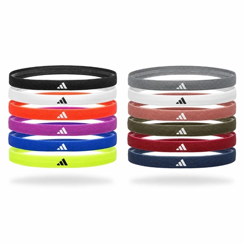 Adidas Hårband - Flera färger - 6 st.