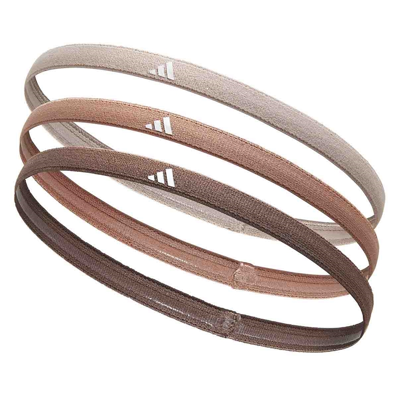 Adidas 3-pack Hårband – Taupe/Clay/Earth