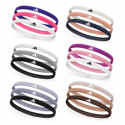 Adidas Hårband - Flera färger - 3 st.