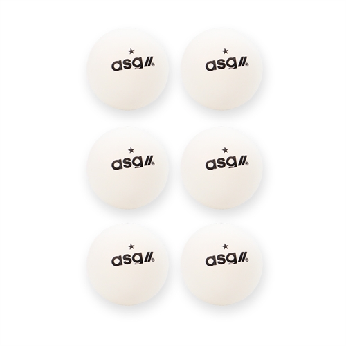 ASG Bordtennisbollar 6-pack – vit