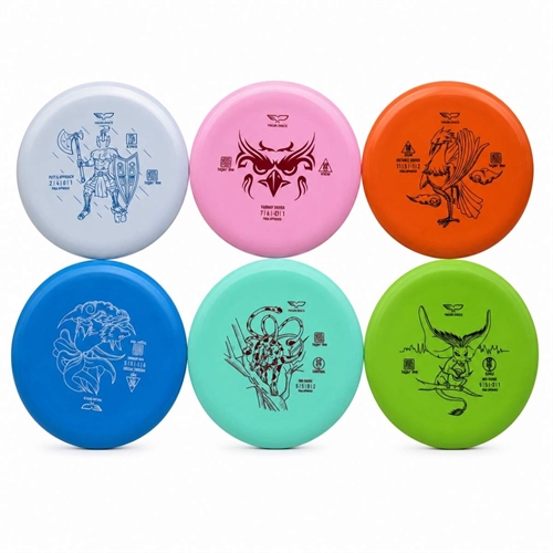 Yikin Disc Golf Disc Set - 6 delar