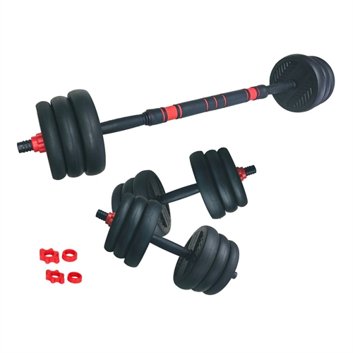 ASG Justerbart Viktset 15 kg. - Svart/Röd