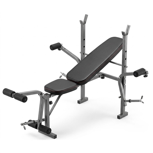 Active Sports Gear Justerbar träningsbänk med stativ