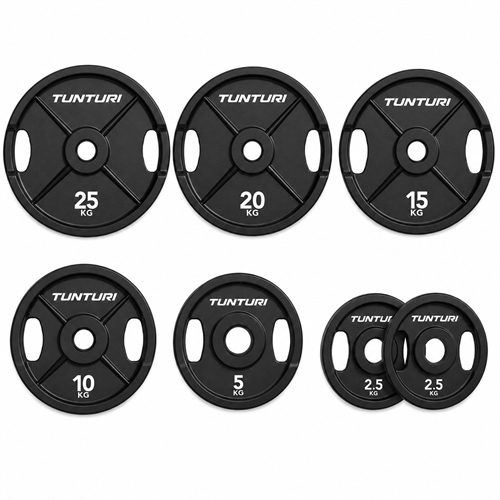 Tunturi Platinum Gjutjärn Viktskivor - 5 - 25 kg