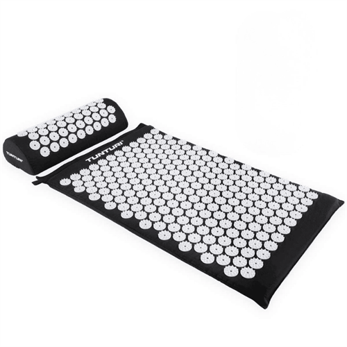 Tunturi Akupressurmatta med kudde - Svart