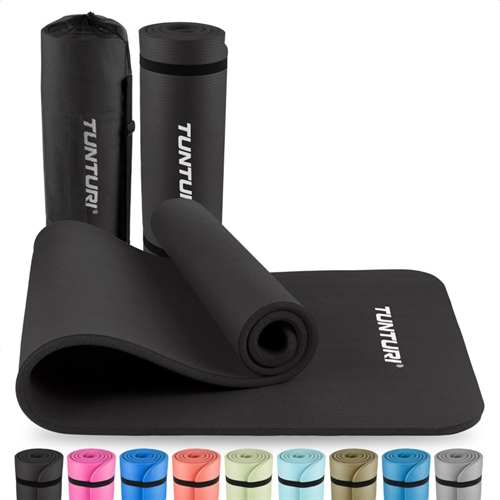Tunturi NBR Träningsmatta 1,5 cm. – Svart