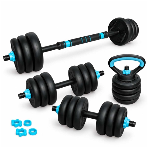 Active Sports Gear Justerbart Viktset - Svart/Petrolblå - 30 kg