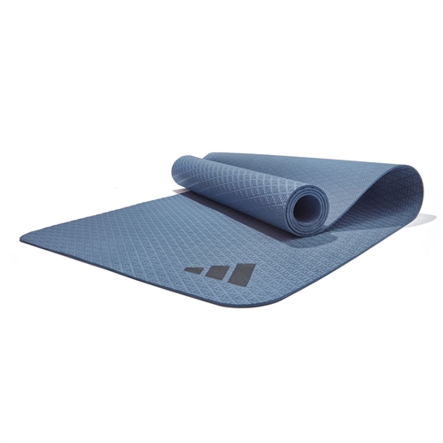 Adidas 4 mm Yogamatta - 176 x 61 cm - Blå