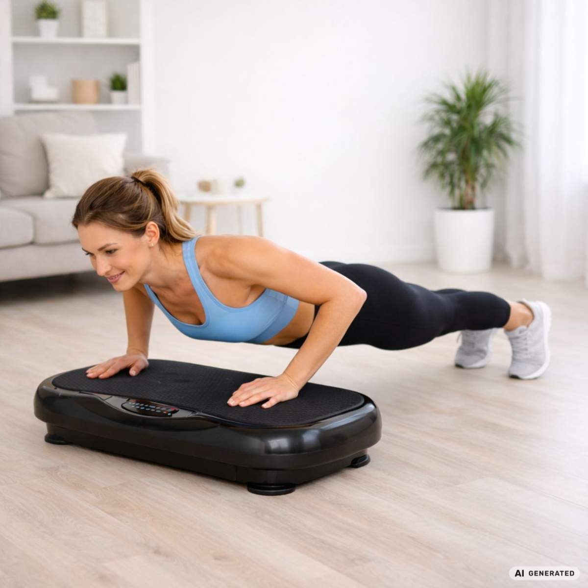 Push-ups på vibrationstränare