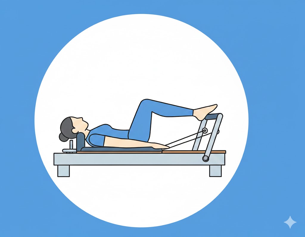 Reformerövning Footwork