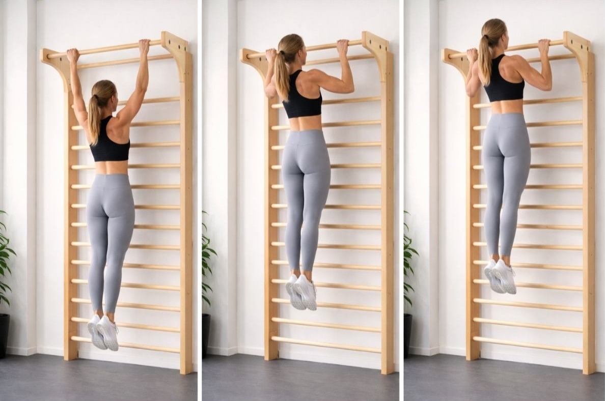 Pull ups på ribbstol