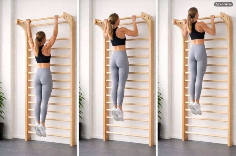 Pull ups på ribbstol