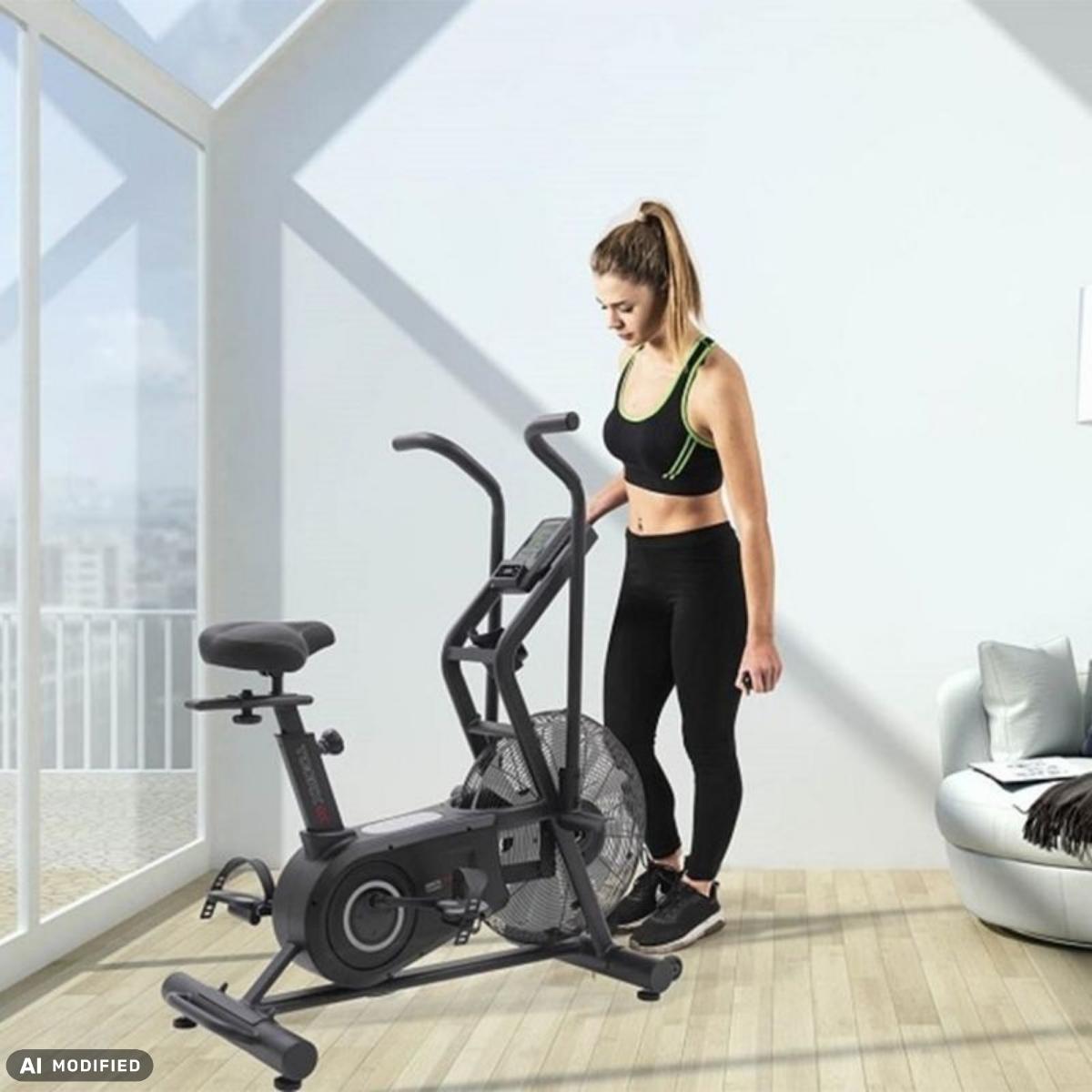 Airbike träningsmaskin – intensiv konditionsträning med realistisk cykelkänsla.