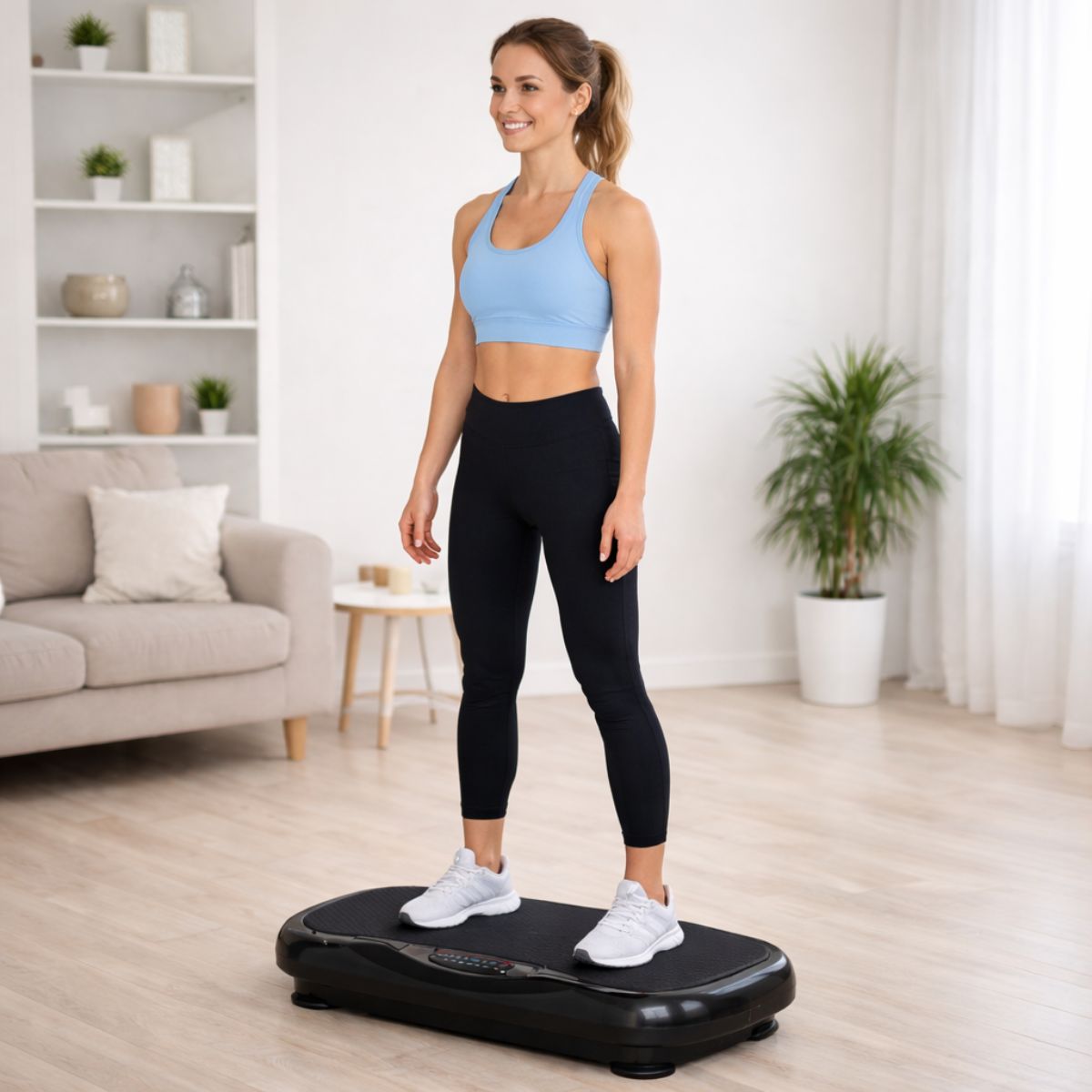 Uppvärmning på vibrationstränare