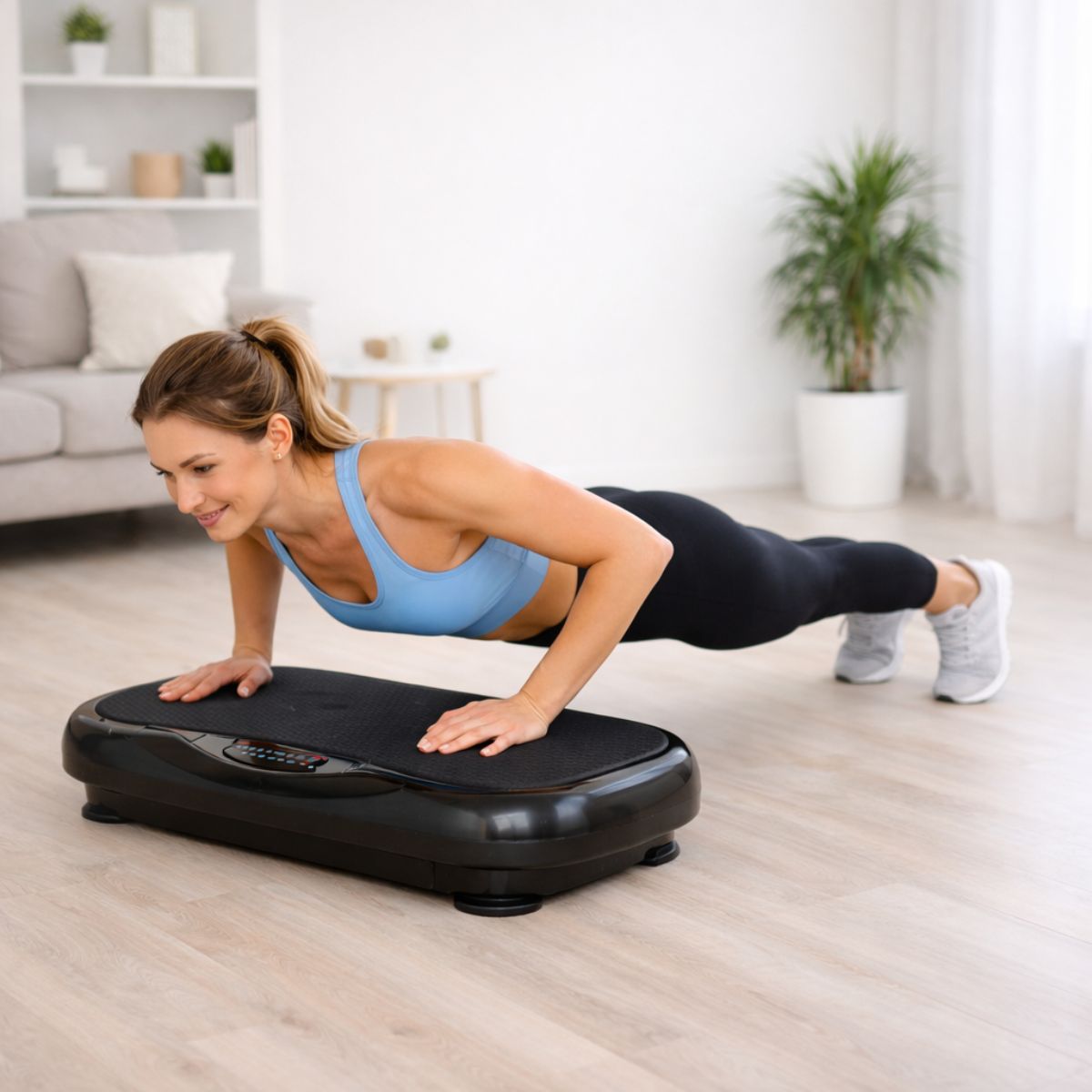 Push-ups på vibrationstränare