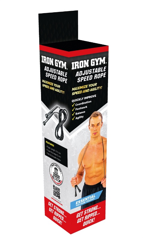 Indpakningen af iron gym speed rope