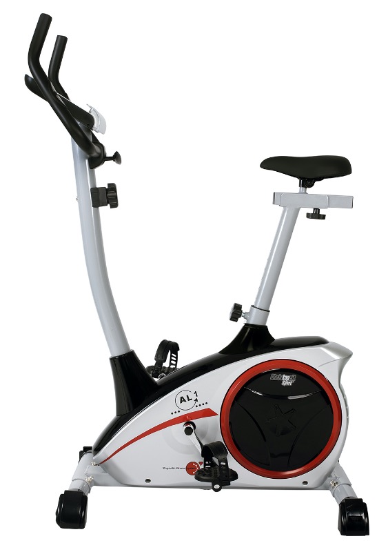 En hvid, sort og rød AL1 motionscykel fra Top Sport