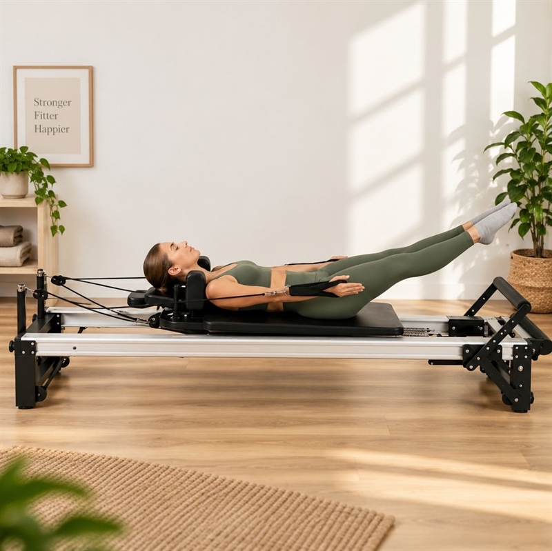 Reformer Pilates Program för hemmaträning
