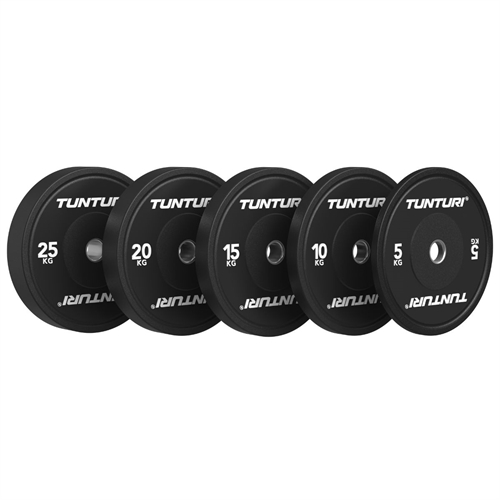 Tunturi Platinum Color Bumperplates - 5-25 kg